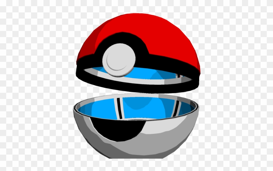 Pokeball Clipart Opened - Pokemon Ball Open Png Transparent Png