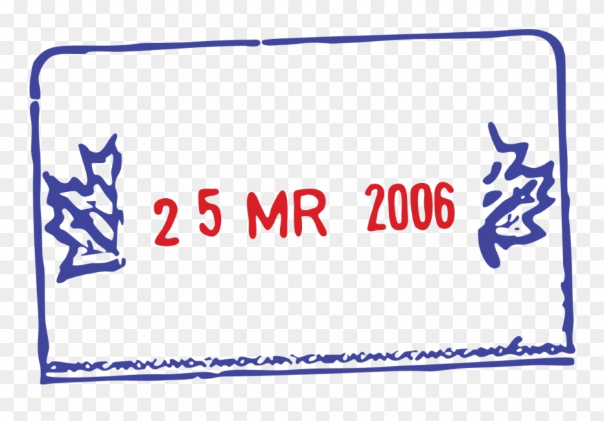 Stamp-4 - Passport Stamp Clipart