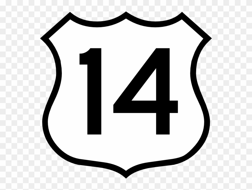 The Question Was - Route 14 Sign Clipart