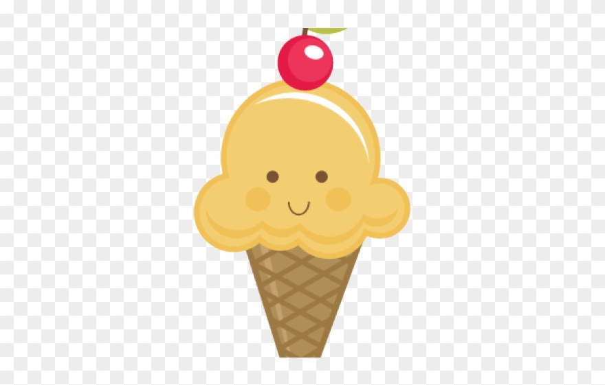 Cute Clipart Ice Cream - Clip Art Cute Ice Cream - Png Download