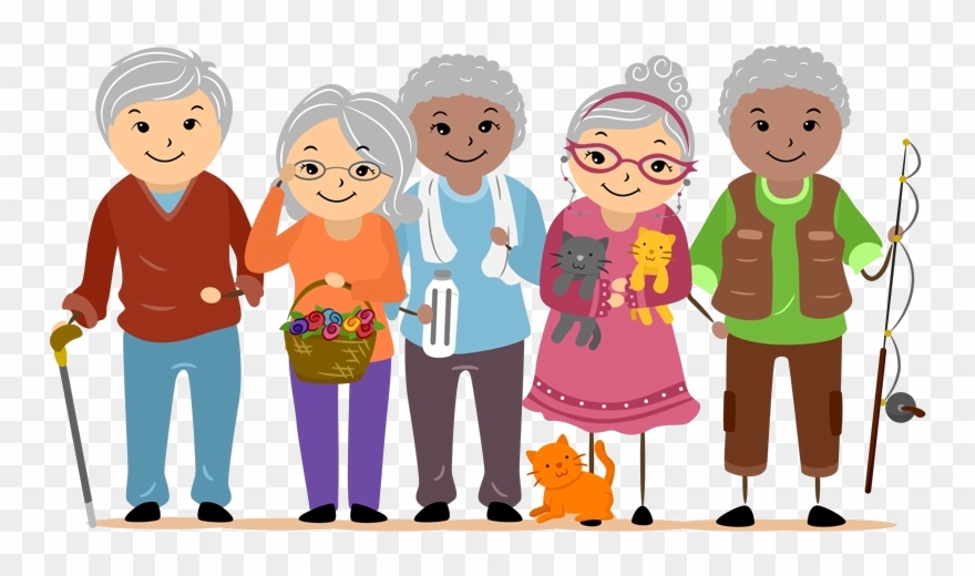 Senior Services - Older Adults Clip Art - Png Download