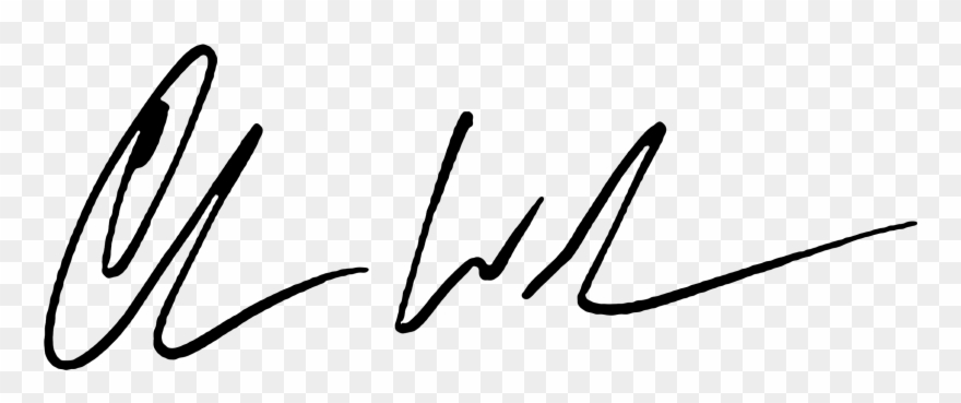 Chris Weidman - Calligraphy Clipart