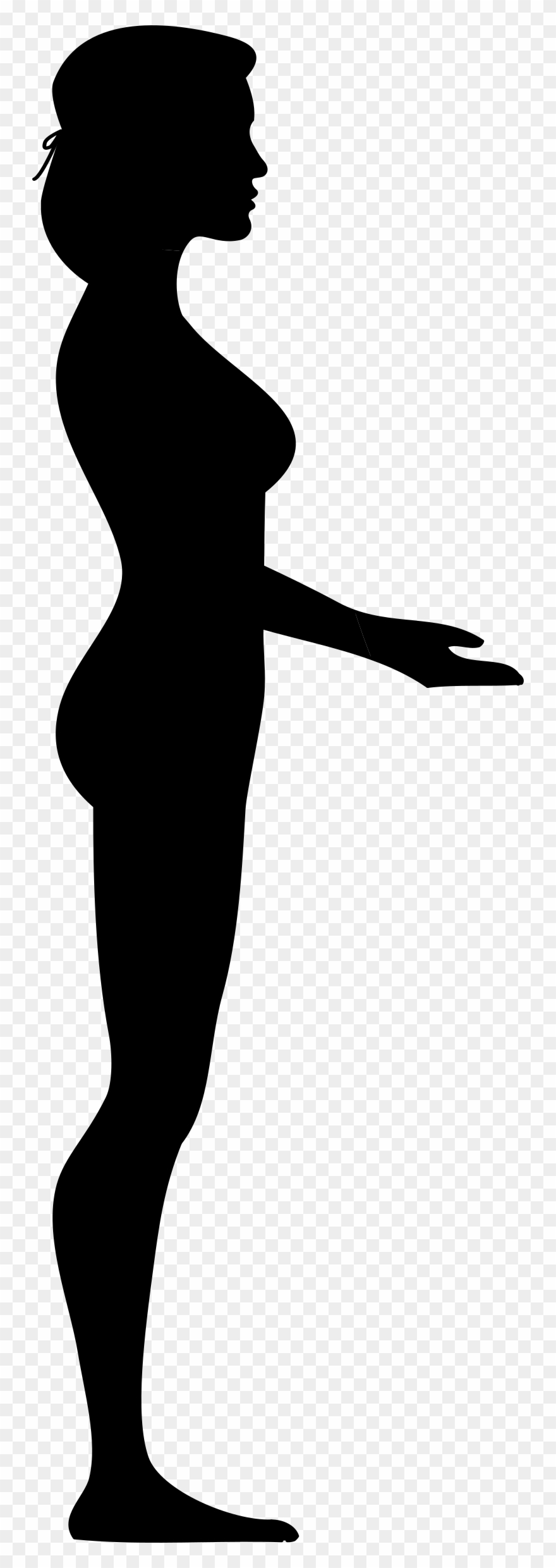 Big Image - Nude Girls Clipart - Png Download