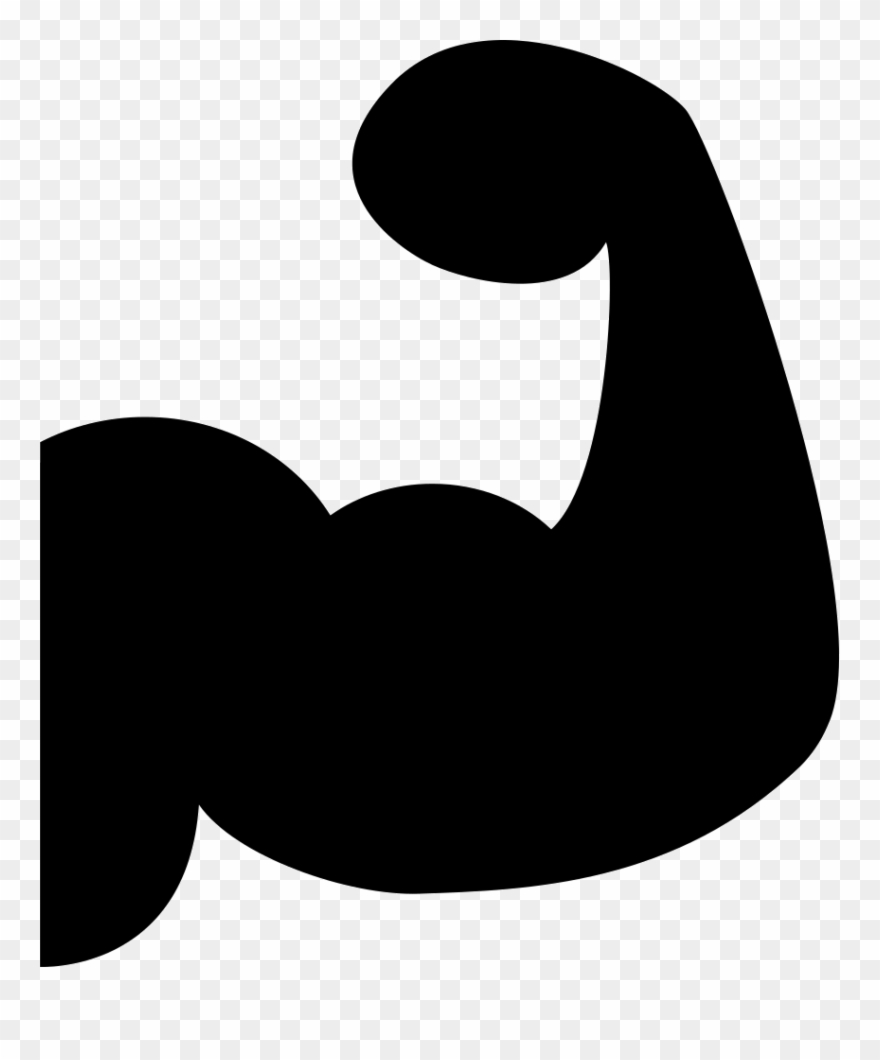 Musculous Arm Silhouette Comments - Braço Ícone Clipart