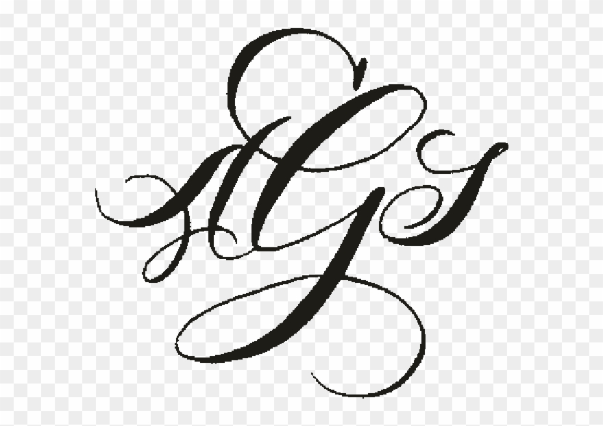 Somerset - Calligraphy Monogram Clipart
