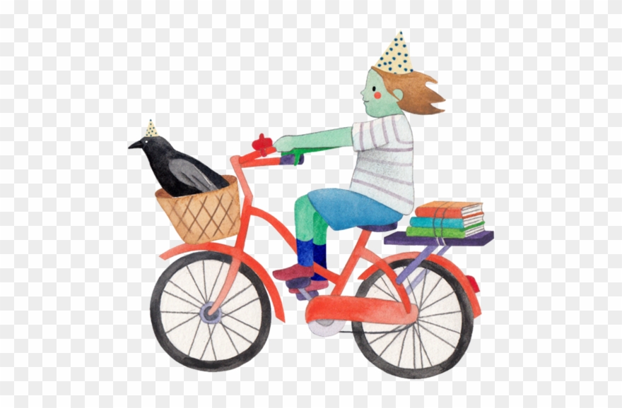 Take An Epic Road Trip Across Canada Right In The Library - Bicycle Clipart