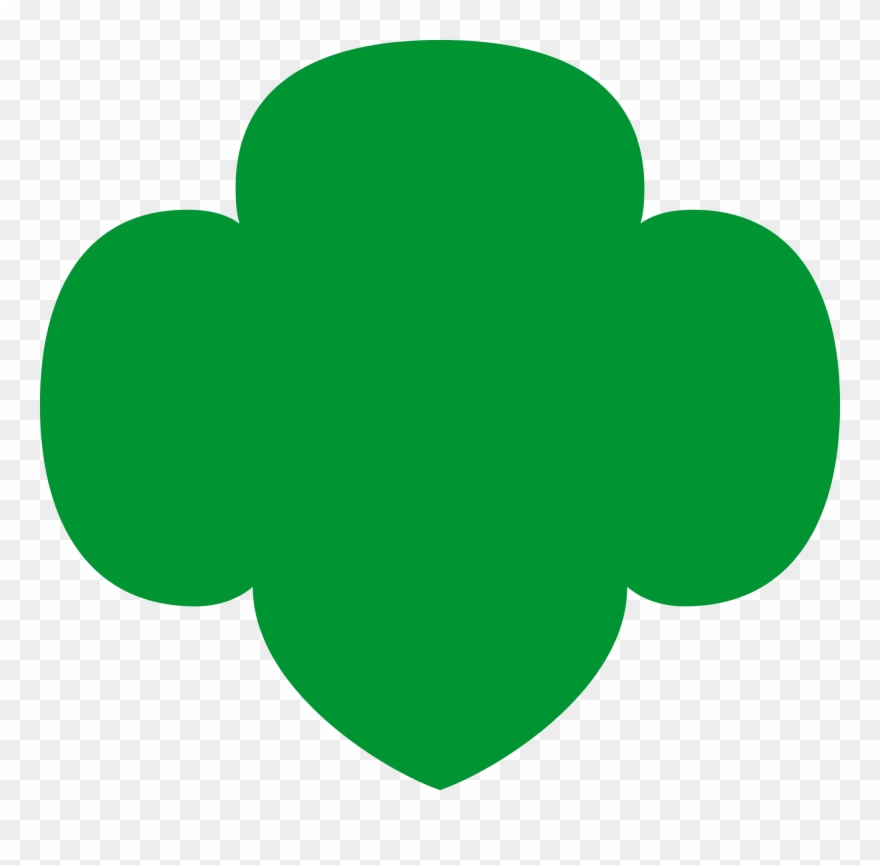 Visiting Dc Girl Scouts Of America Clip Art Girl Scout - Girl Scout Trefoil Clip Art - Png Download