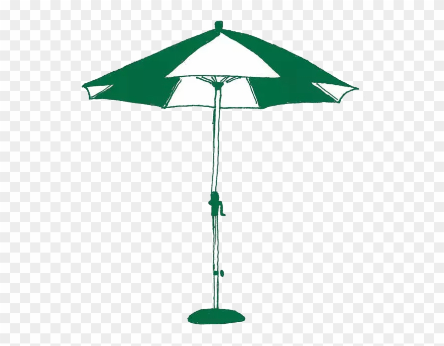 Outdoor Seating - Umbrella Clipart