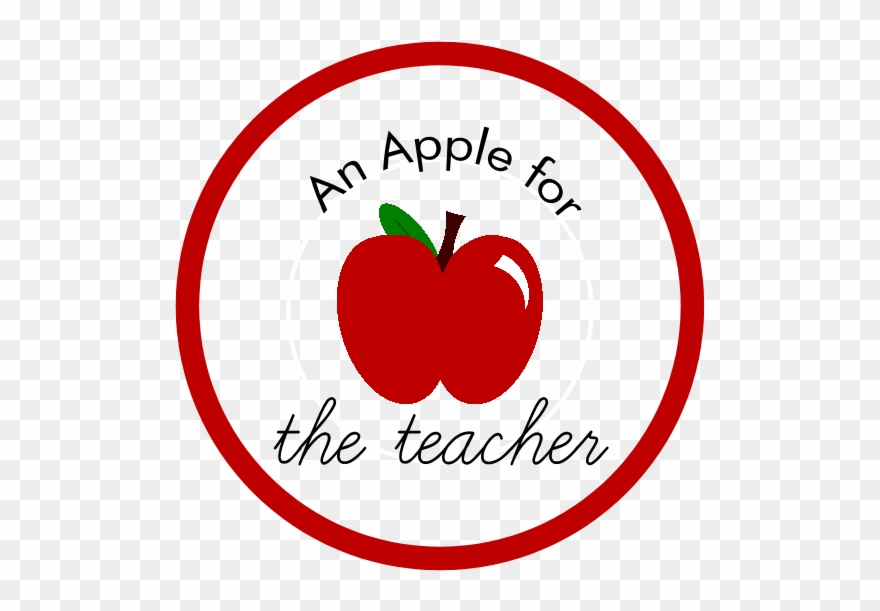 Cash Clipart - Apples For The Teacher Gift Tag - Png Download