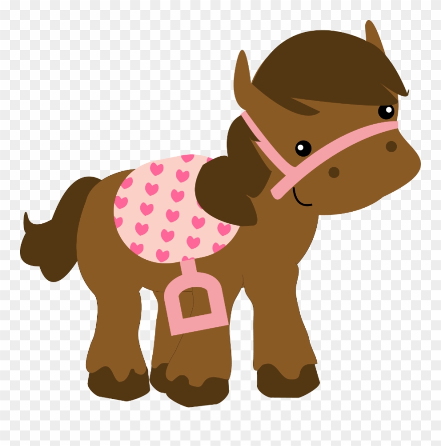 Cowboy E Cowgirl - Animais Fazendinha Menina Clipart