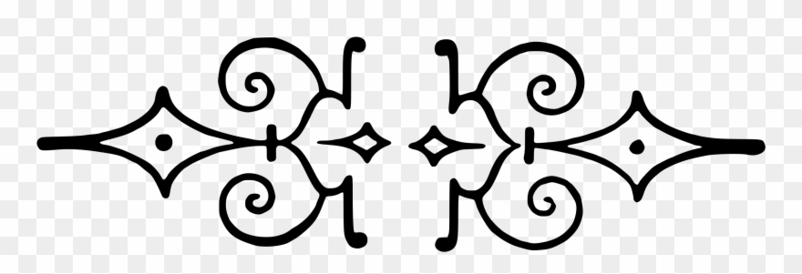 Clip Design Simple - Simple Designs Black And White - Png Download