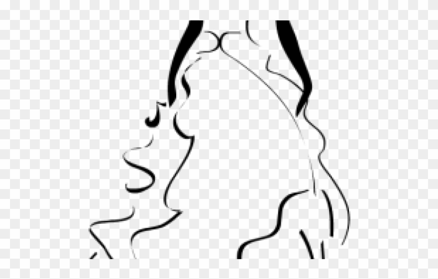 Gown Clipart Transparent Background - Wedding Silhouette - Png Download