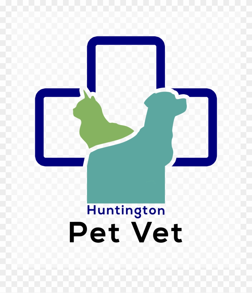 Huntington Beach Pet Vet - Veterinary Pets Logo Clipart