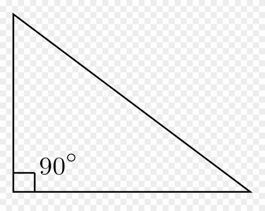 Download Right Triangle Clipart Right Triangle Triangle - Right Angled Triangle - Png Download