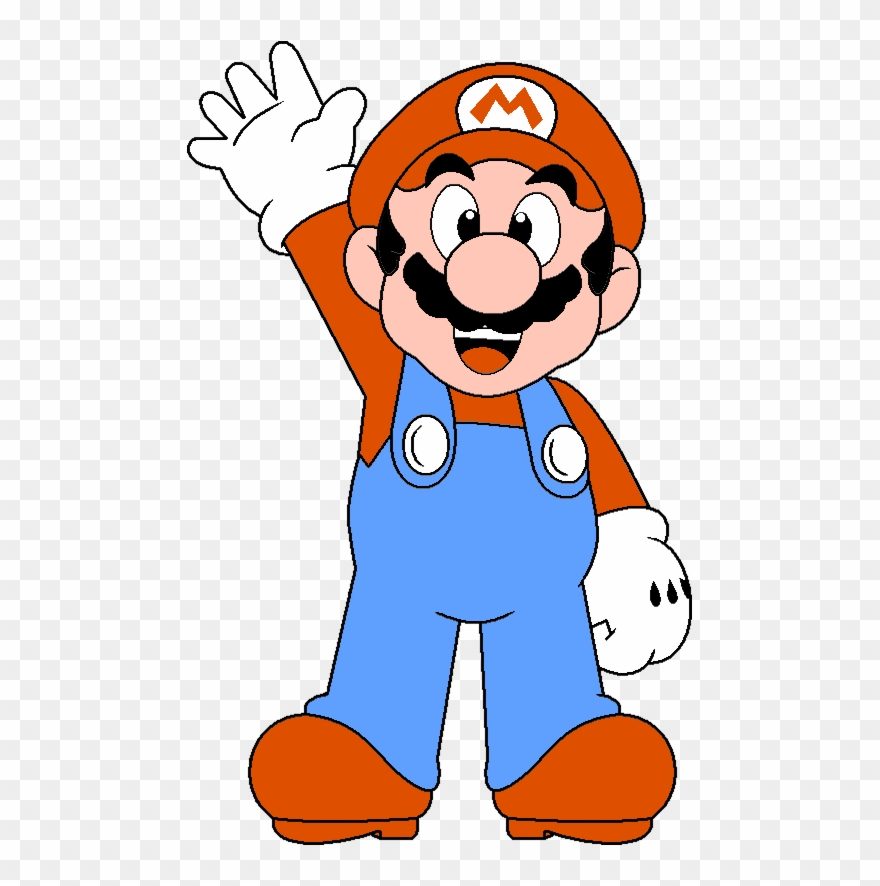 Super Mario Vector - Logo Mario Bros Vector Clipart