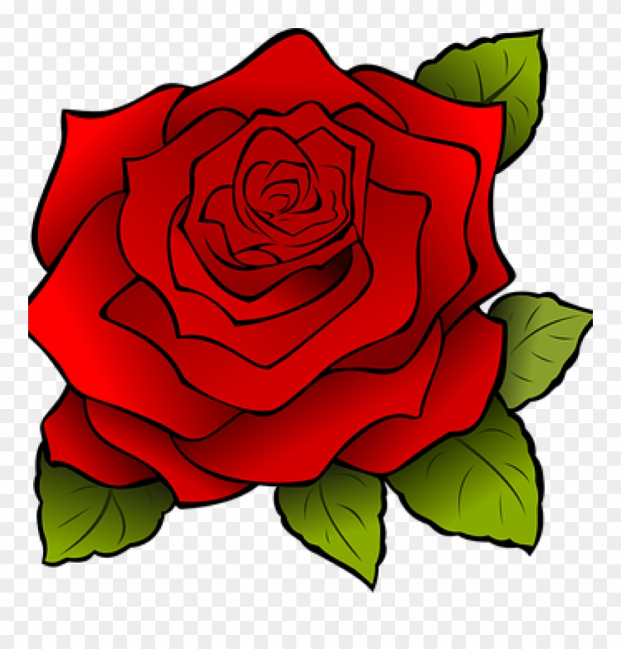 Rose Graphics Free Flowers Vector Graphics Pixabay - Roses Clipart - Png Download