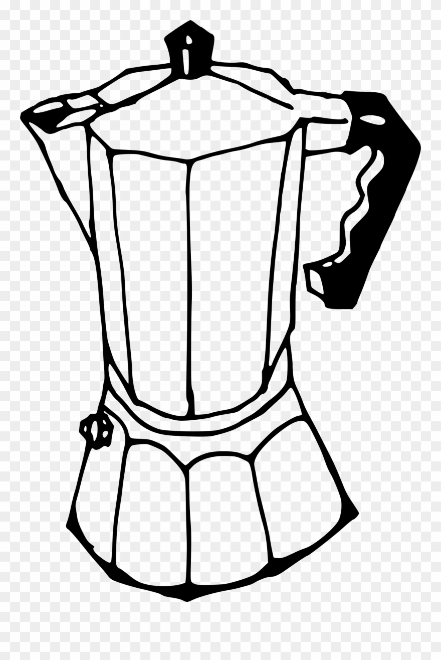 Italian Clipart Italian Coffee Shop - Coffee Percolator Clip Art - Png Download