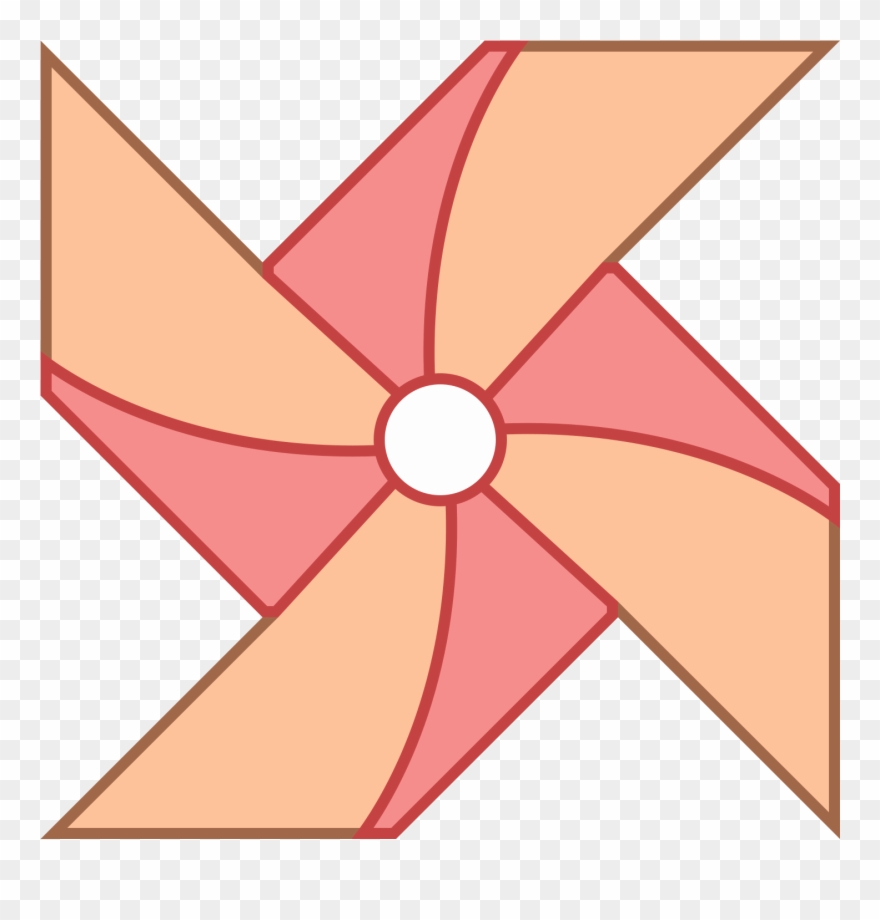 This Image Represents A Paper Windmill - Molino De Papel Png Clipart