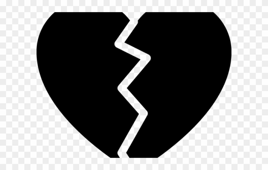Broken Heart Clipart Briken - Emblem - Png Download