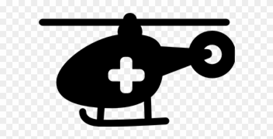 Helicopter Clipart Emergency Helicopter - Medical Helicopter Icon - Png Download