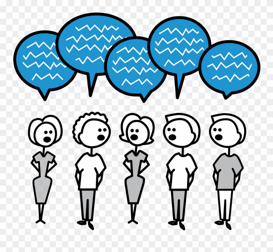 People-talking - Clipart Png People Talking Transparent Png