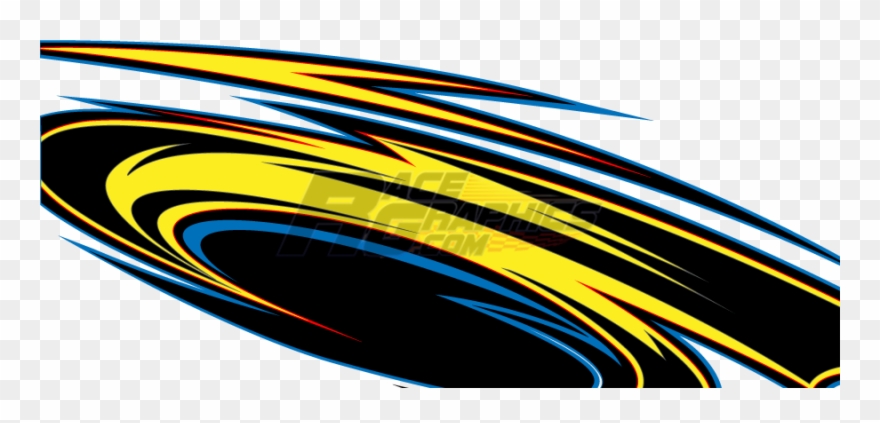 Whirlwind Blue Yellow Vinyl Race Car Wrap Racegraphics - Wrap Vinyl Png Clipart