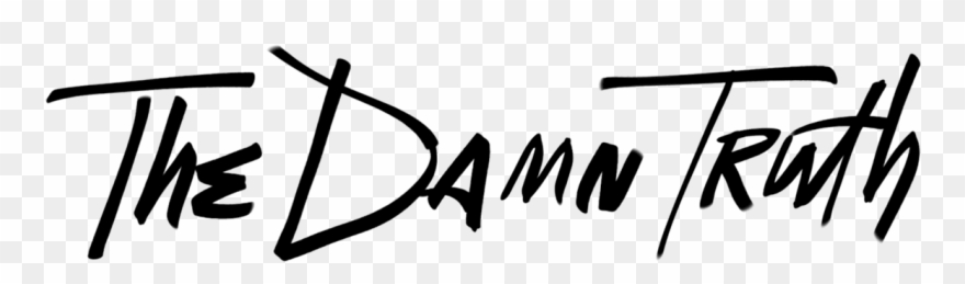 The Damn Truth Horz - Logo Damn Clipart