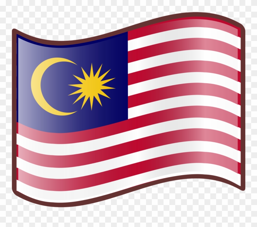 Flags Clipart Baseball - Malaysian Flag Svg - Png Download