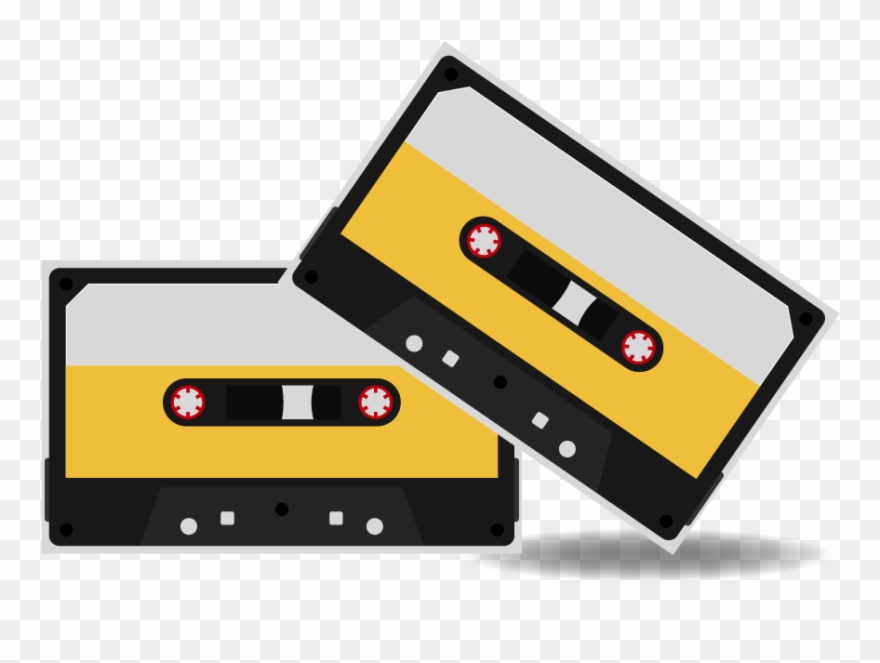Free Vector Cassette Tape Vectors - Cassette Tape Flat Vector Clipart