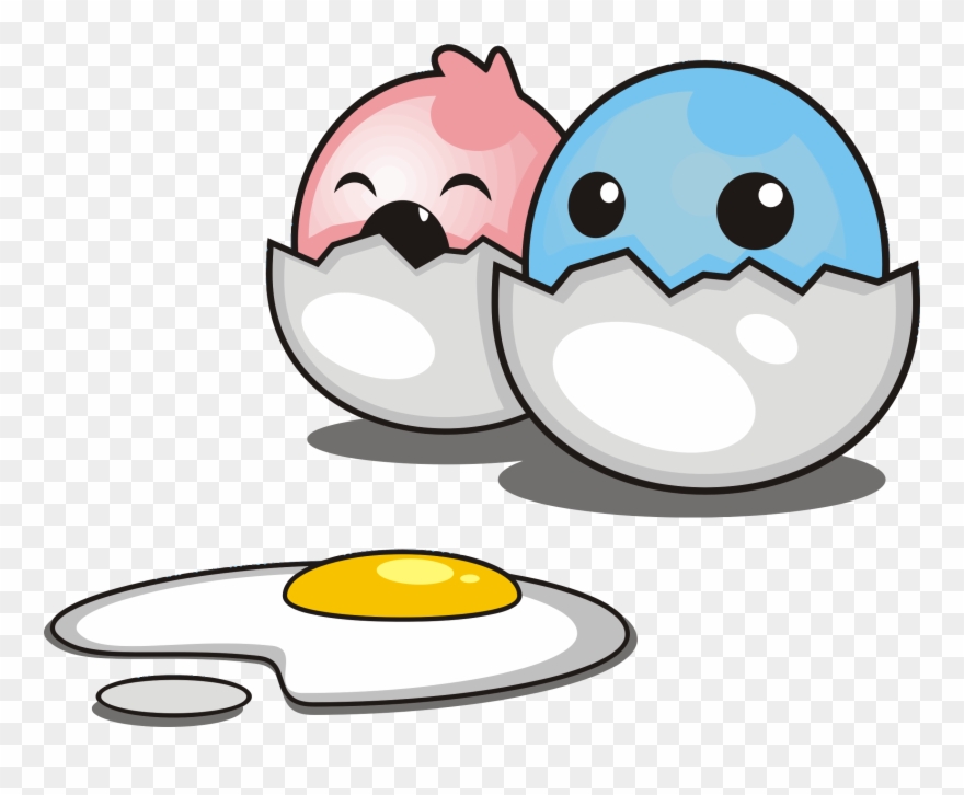 Big Image - Chick Hatching From Egg Animated Clipart