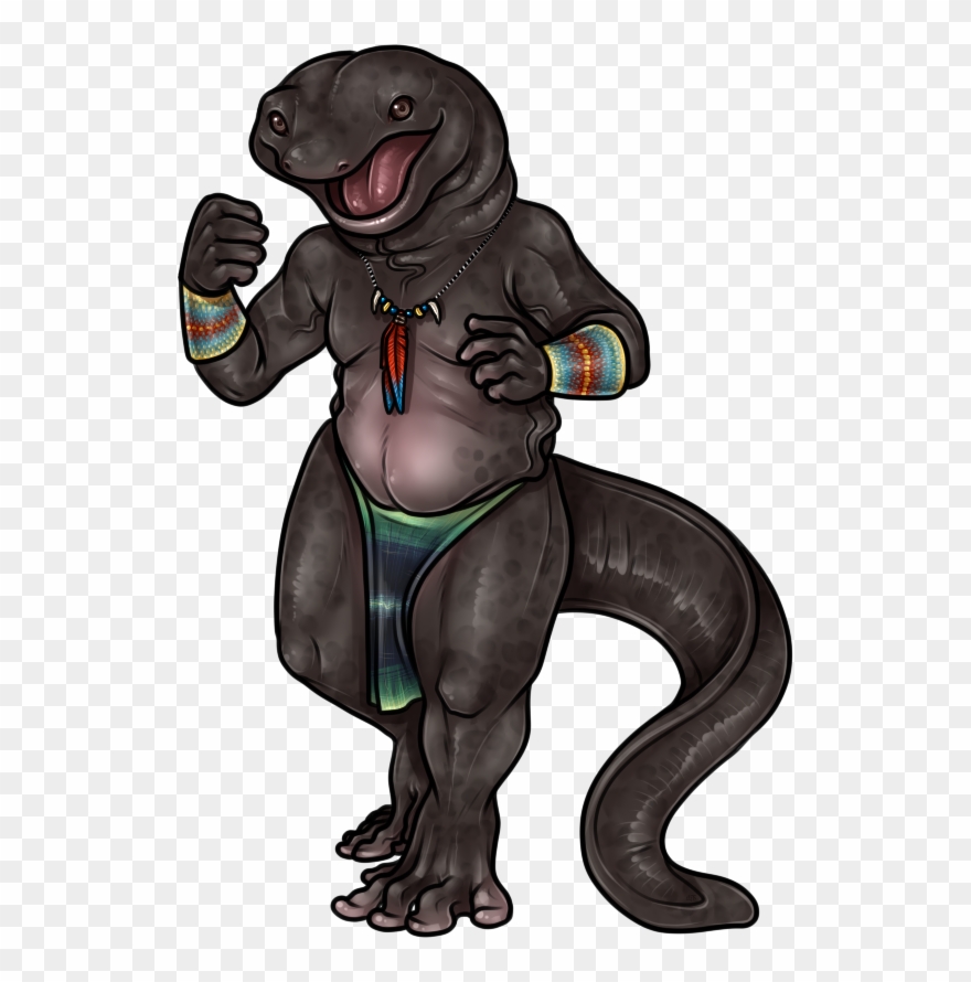 Kltidvi - Anthro Salamander Clipart
