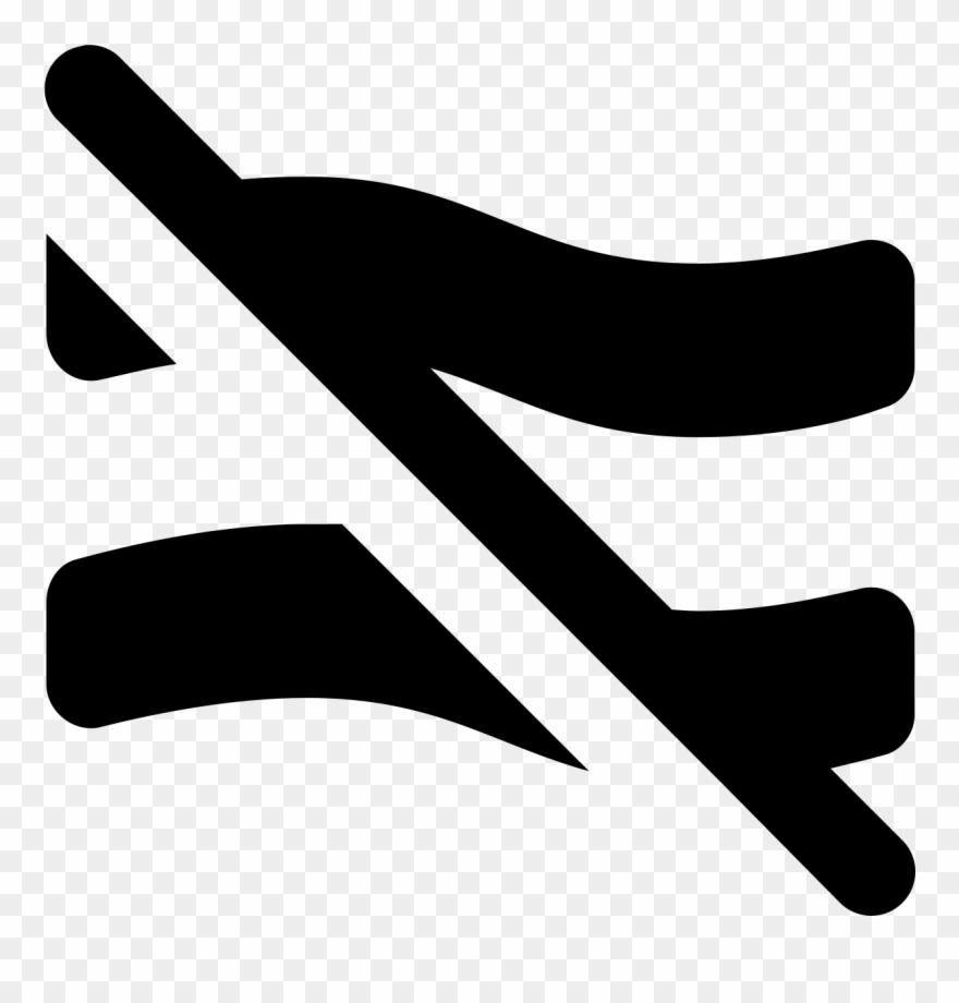 There Are Two Wavy Parallel Lines That Run From Left - Igual Png Clipart