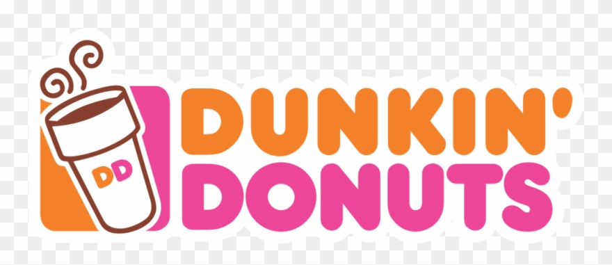 Doordash Food Delivery - Draw Dunkin Donuts Logo Clipart
