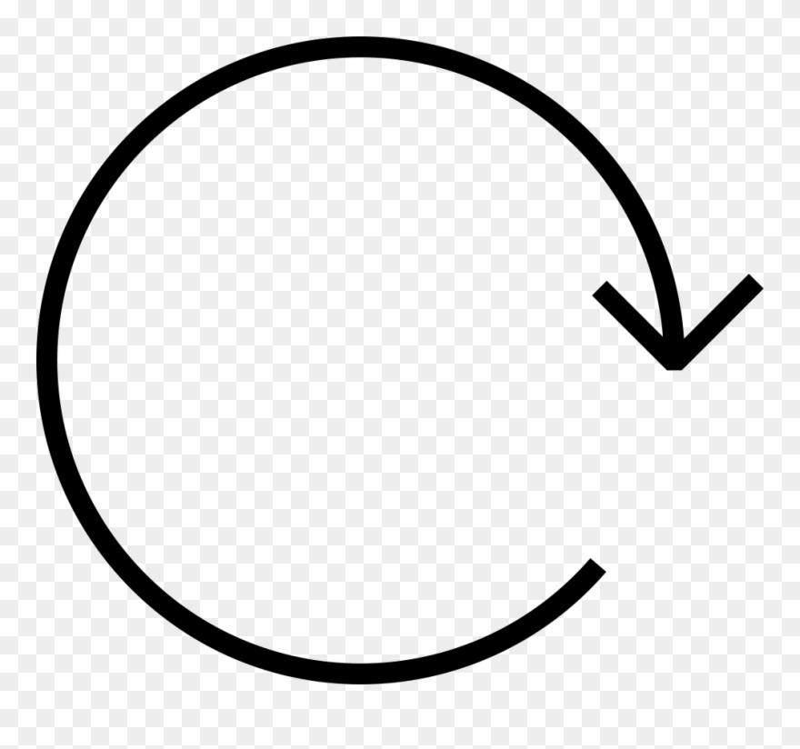 Replay Arrow Comments - Thin Replay Icon Clipart
