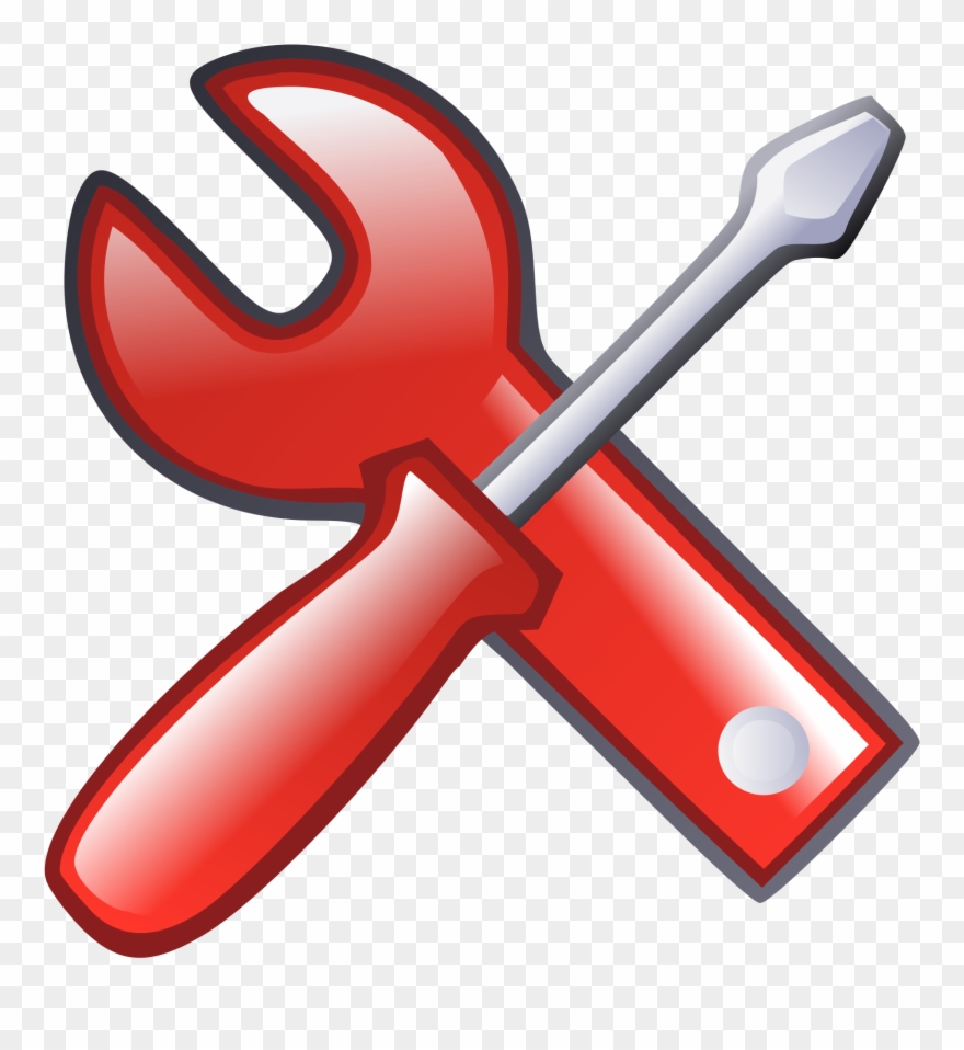 Transparent Stock Plumber Clipart Maintenance Supervisor - Tools Icon Red - Png Download