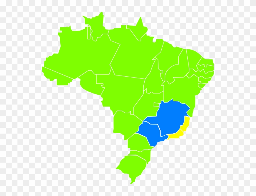 Mapa Do Brasil Svg Clipart