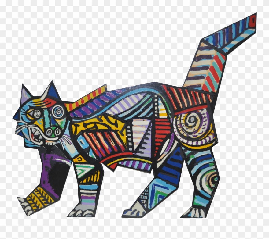 David Gerstein Pop Art - David Gerstein Cats Paintings Clipart