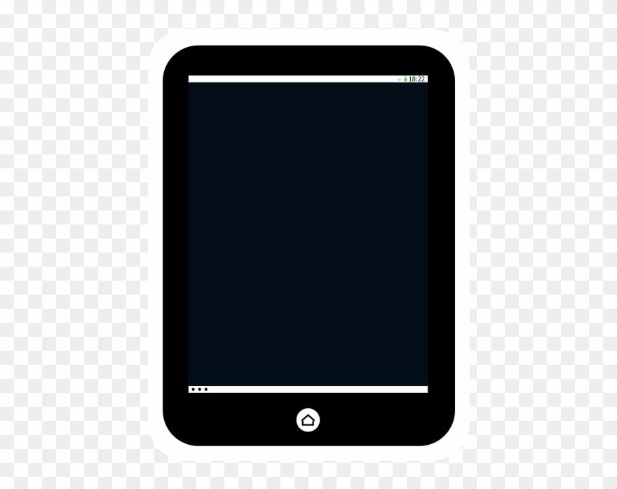 Tablet Display Color And Clip Art Free Download - Tablet Computer - Png Download