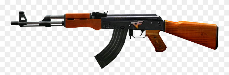 Ak47 Clip Art Transparent For Kids - Ak 47 Cf Png