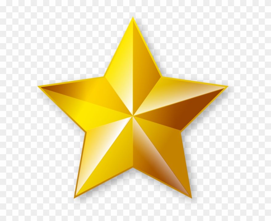 Star Golden Transprent Free - Golden Star Clipart