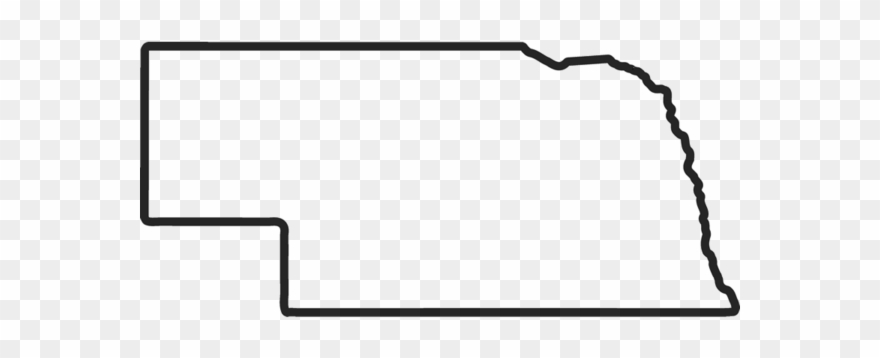 Nebraska Outline Rubber Stamp State Rubber Stamps Mouth - Nebraska Outline Clipart - Png Download
