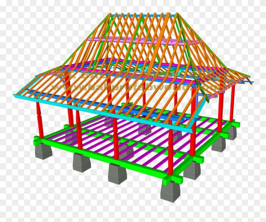 Render Joglo C Png - Portable Network Graphics Clipart