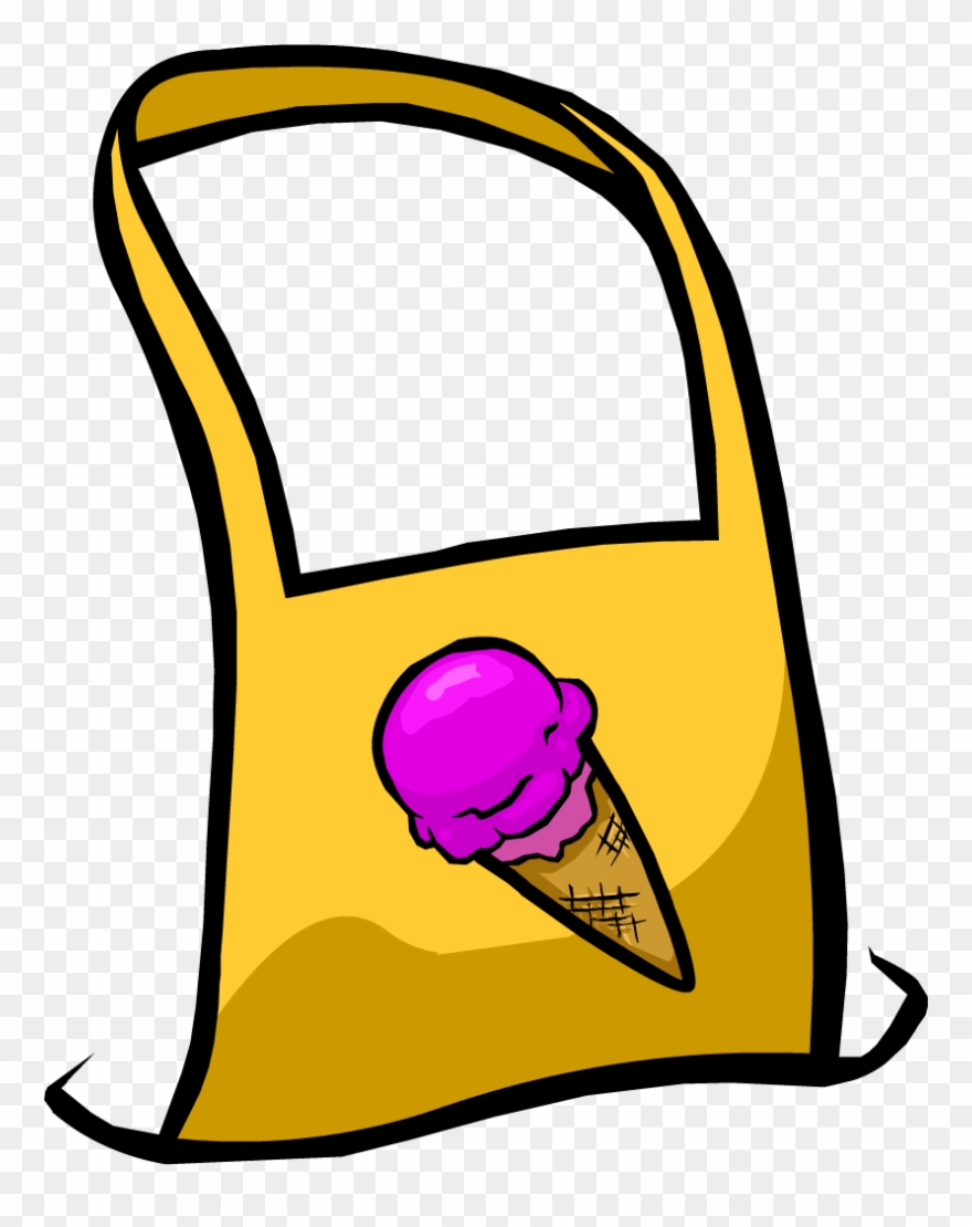 Clipart Penquin Ice Cream - Club Penguin Ice Cream Apron - Png Download