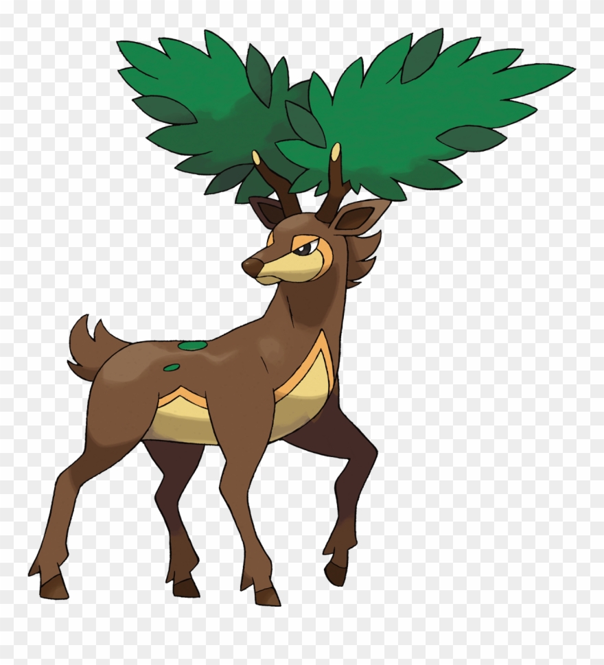 Persian- We Have Bobcats Running Around Here, And This - Pokemon Sawsbuck Clipart