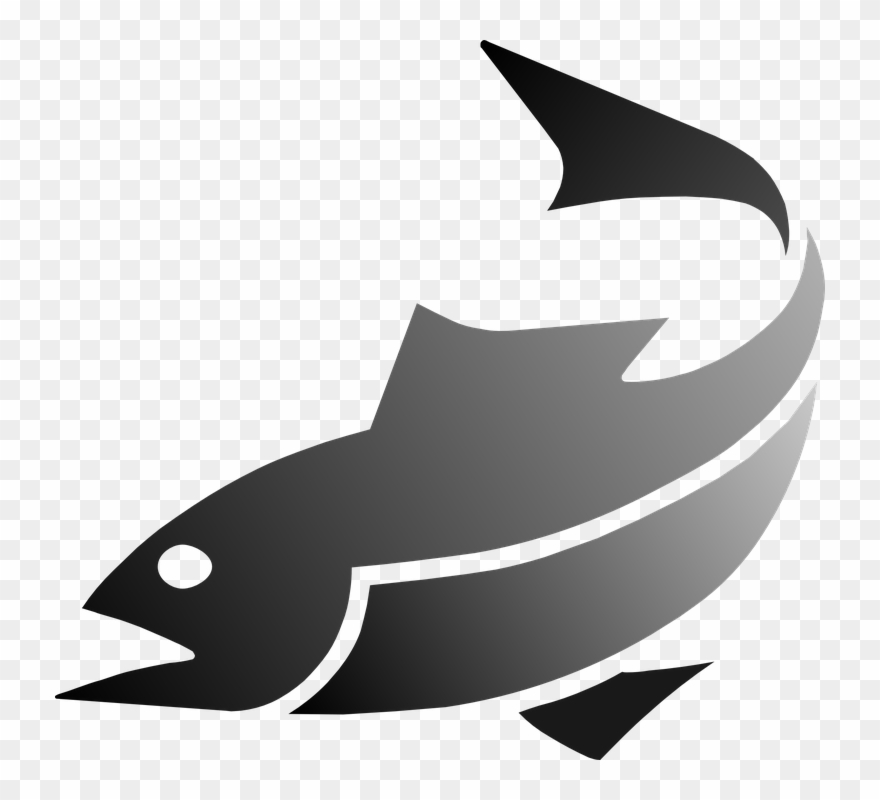 10694 Fish Tuna Seafood Healthy - Fish Icon Vector Clipart