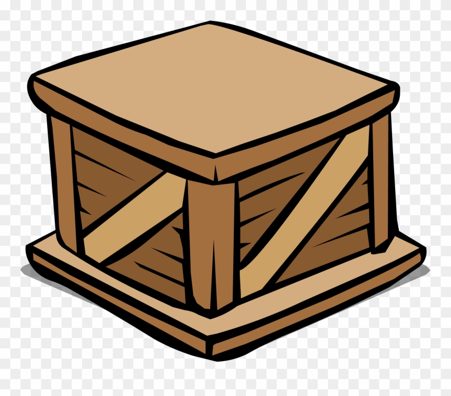Wooden Crate Sprite 002 - Club Penguin Crates Clipart