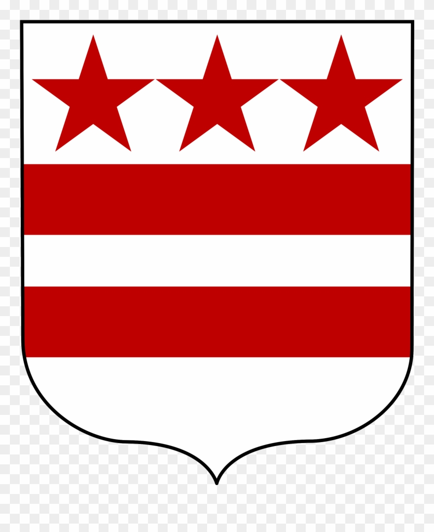 The Arms Of George Washington Arms Of George Washington - Washington Coat Of Arms Clipart