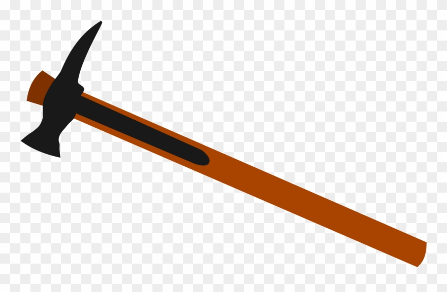 Pickaxe Line Angle - Clip Art - Png Download