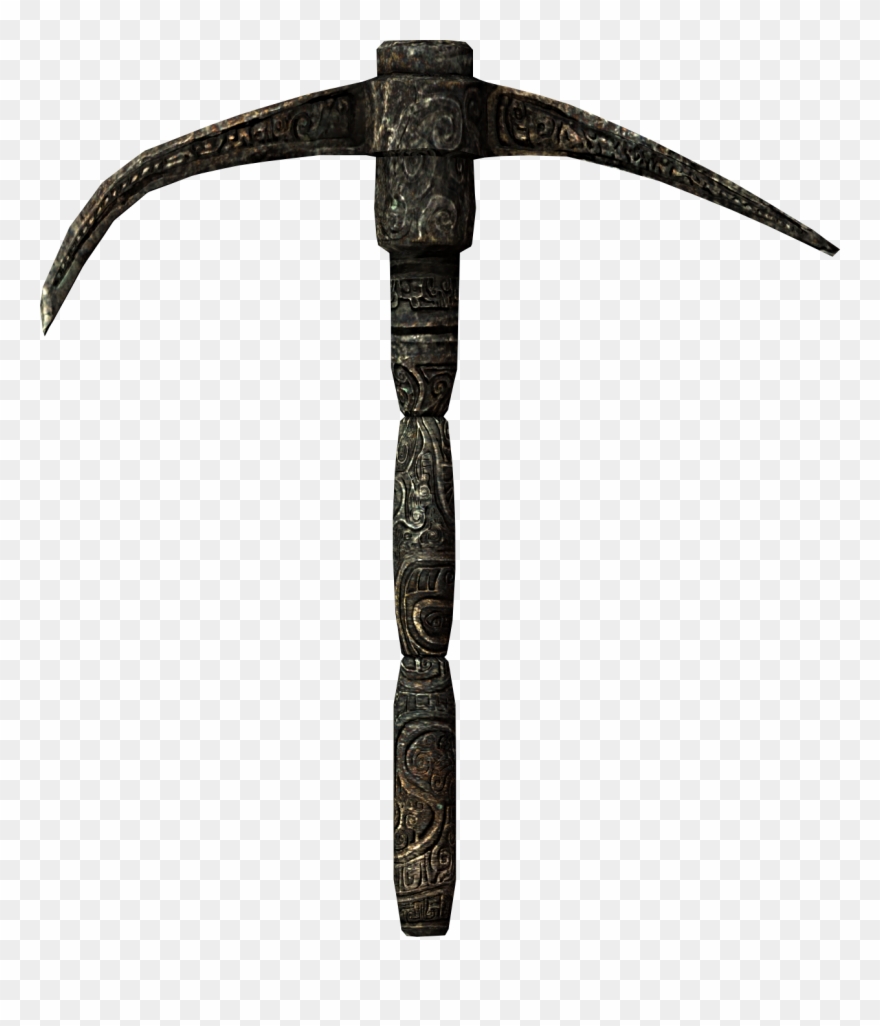 Ancient Nordic Pickaxe - Skyrim Pickaxe Clipart