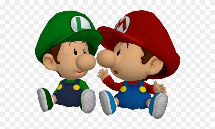 Ssbbrzs Babies - Baby Mario & Baby Luigi Clipart